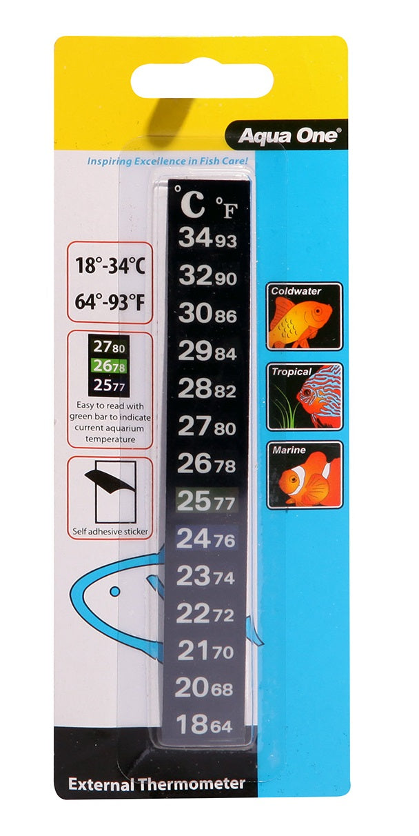 Aqua One Stick On Thermometer