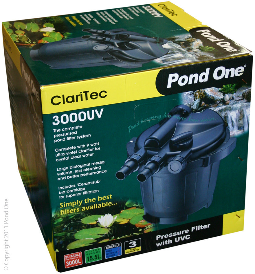 ClariTec Pressurised Filter with UVC