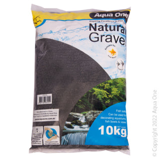 Aqua One Gravel Black Silica 2-3mm 10kg
