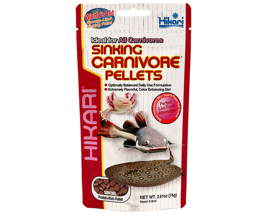 Hikari Sinking Carnivore Pellets 74g